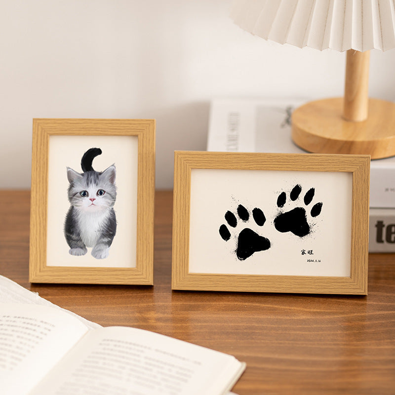 DIY Paw-Print Display Frame featured