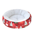 Christmas Round Cushion Pet Bed featured