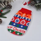 Christmas Turtleneck Pet Sweater featured