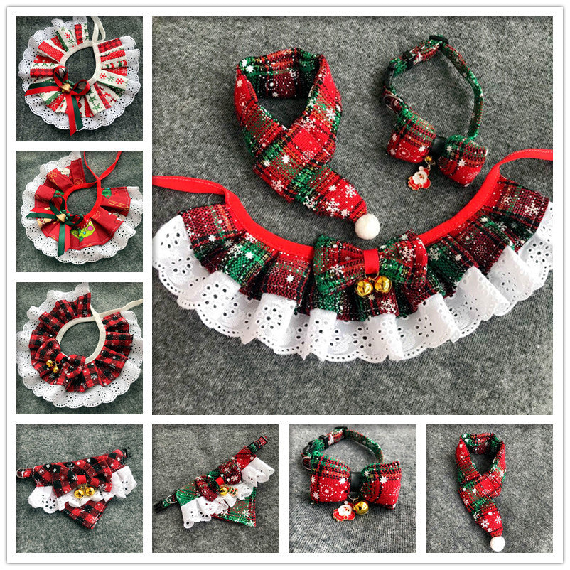 Plaid Bandana / Bow / Snood Set featured