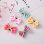 Pet bow hair clips