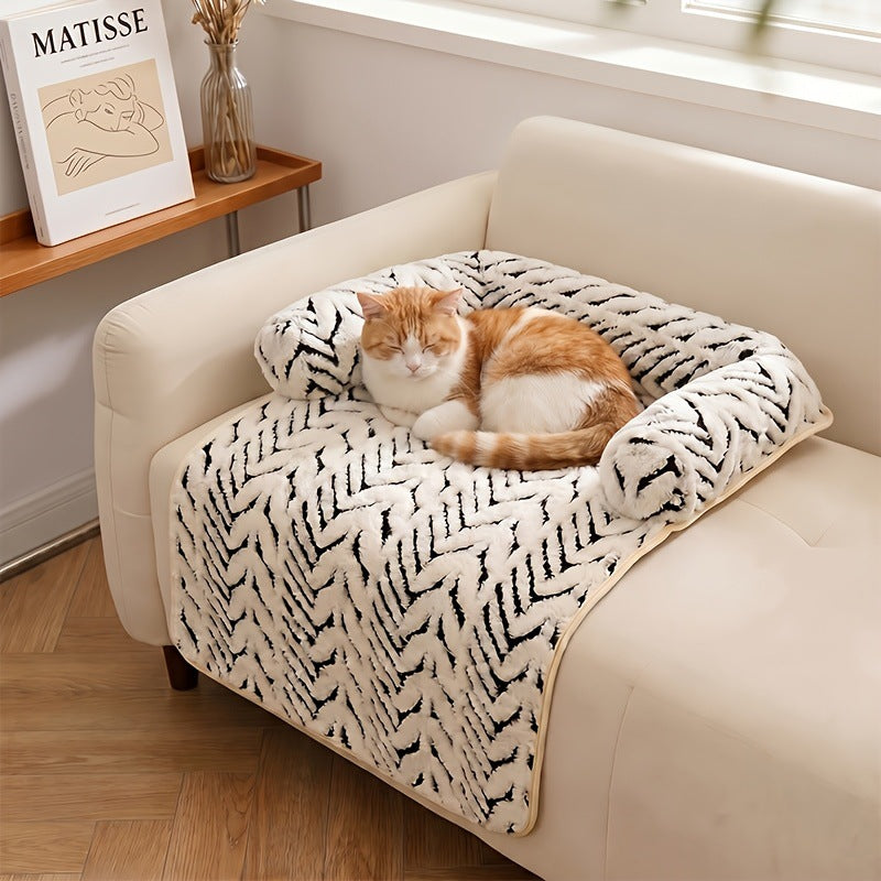 PawLab fuzzy sofa pet mat