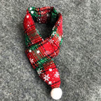 Plaid Bandana / Bow / Snood Set gallery 1