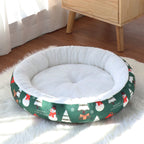 Christmas Round Cushion Pet Bed gallery 1