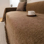 Herringbone Chenille Sofa Cover gallery 1