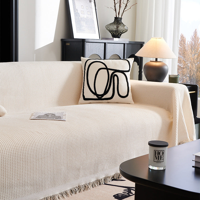 Cozy Flannel One-Piece Sofa Cover gallery 1