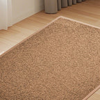 Faux sisal scratch-resistant pet rug
