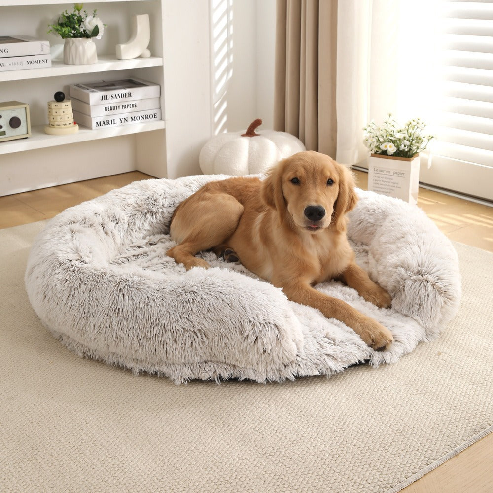 PawLab round calming pet bed