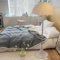Double-layer lamb fleece waterproof pet throw