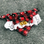 Plaid Bandana / Bow / Snood Set gallery 2