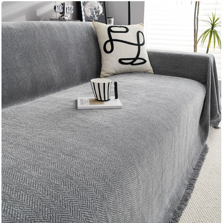 Cream Waterproof Full Sofa Cover gallery 2