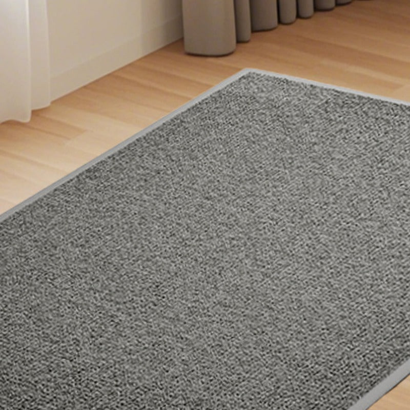 Faux sisal scratch-resistant pet rug