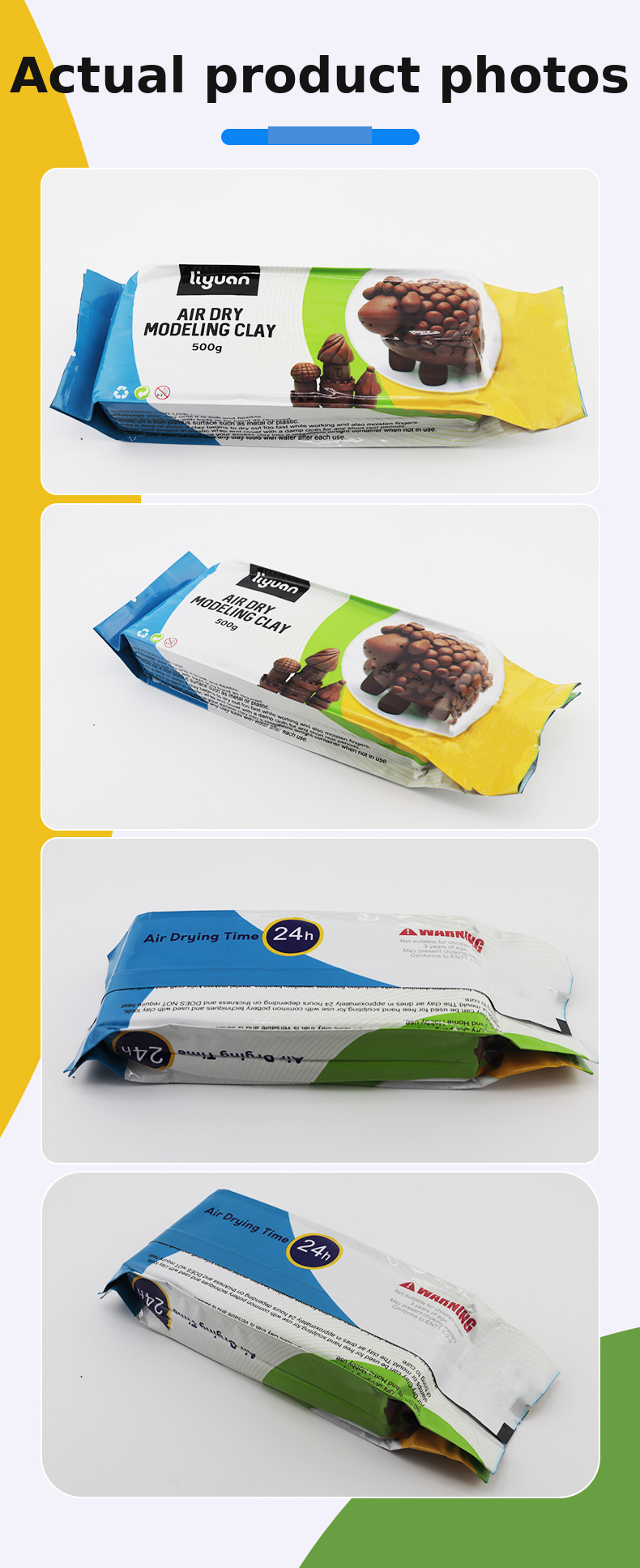 Actual product photos