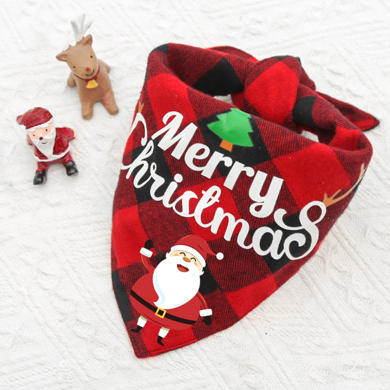 Double-layer Christmas bandana
