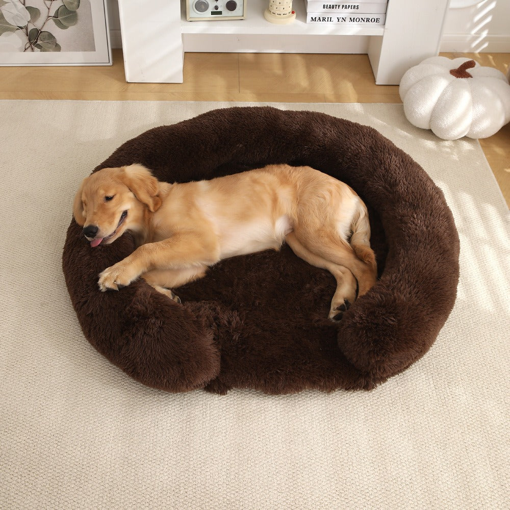 PawLab round calming pet bed