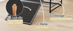 Elevated pet sofa ramp features: storage, anti-slip feet, and steps