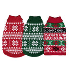 Snowflake Knit Pet Sweater gallery 3