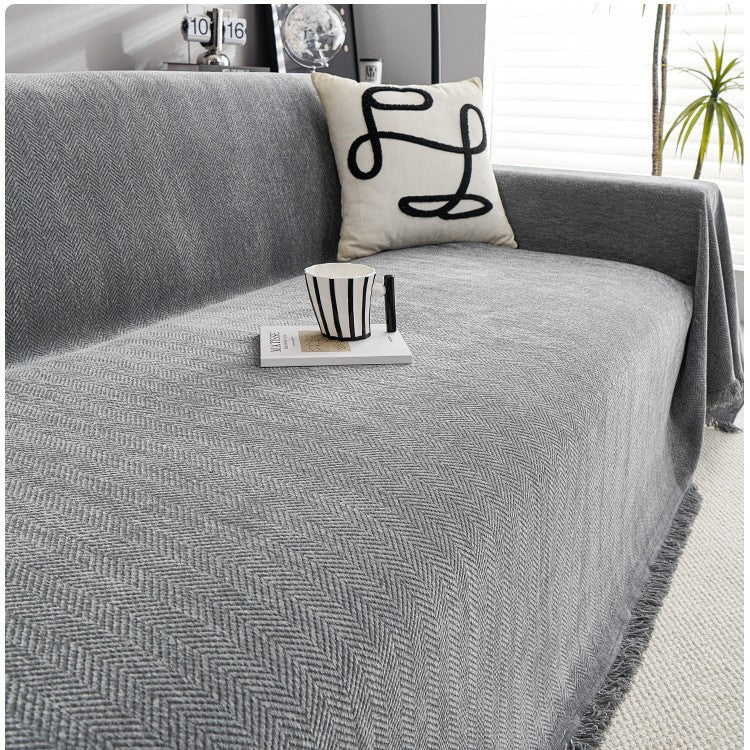 Cream Waterproof Full Sofa Cover gallery 3