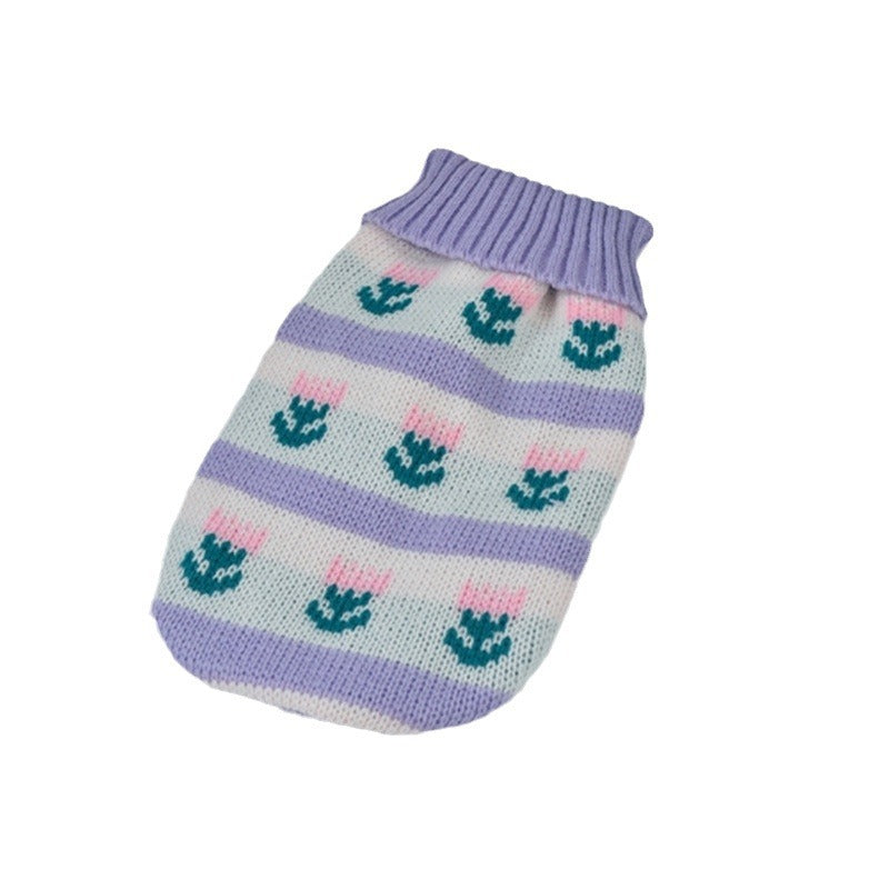 Christmas Turtleneck Pet Sweater gallery 3