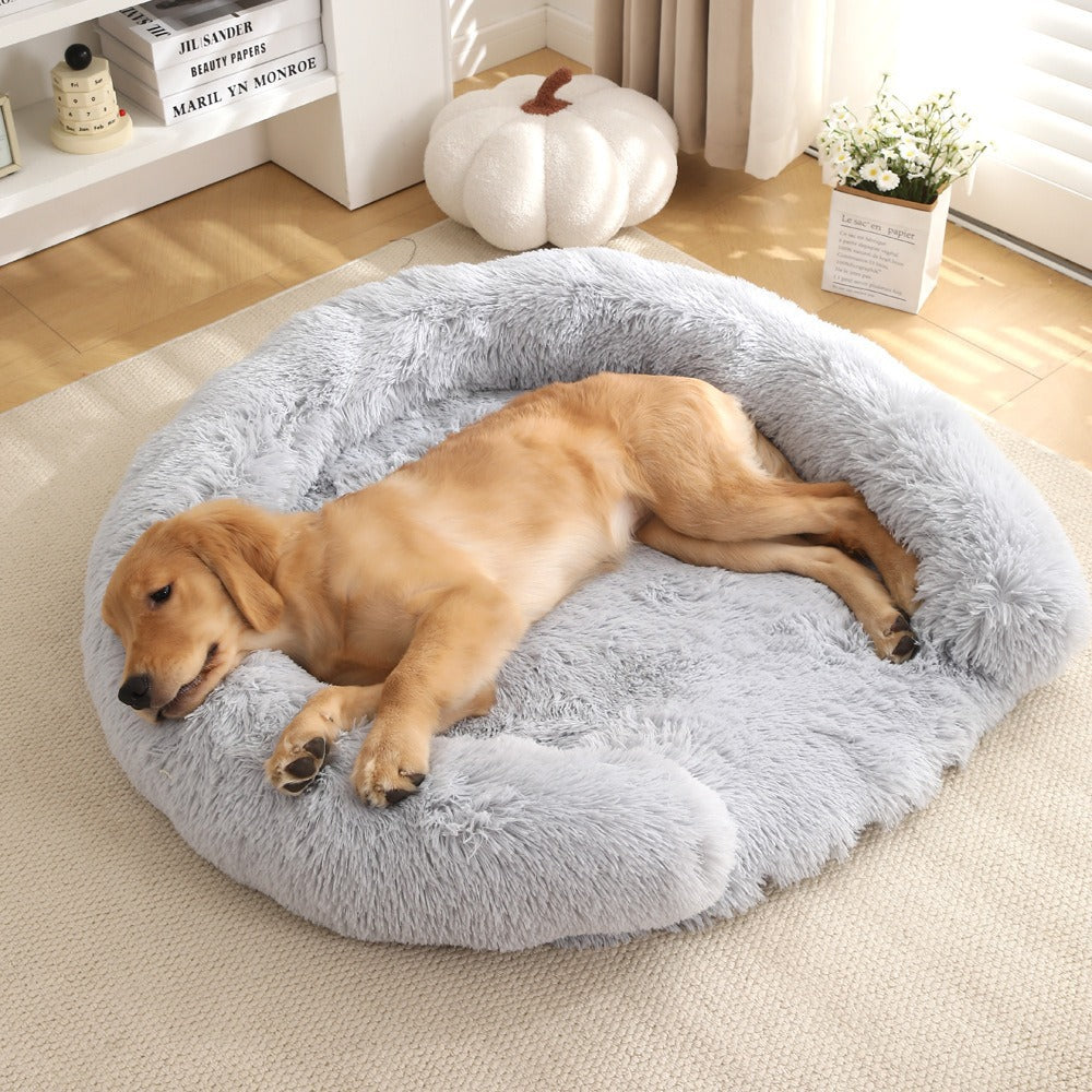 PawLab round calming pet bed