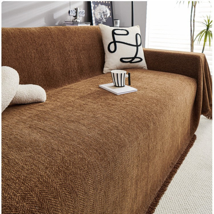 Cream Waterproof Full Sofa Cover gallery 4
