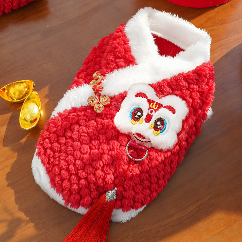 CNY Embroidered Fleece Tang Jacket gallery 4