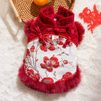 CNY Floral Brocade Tang Vest gallery 4