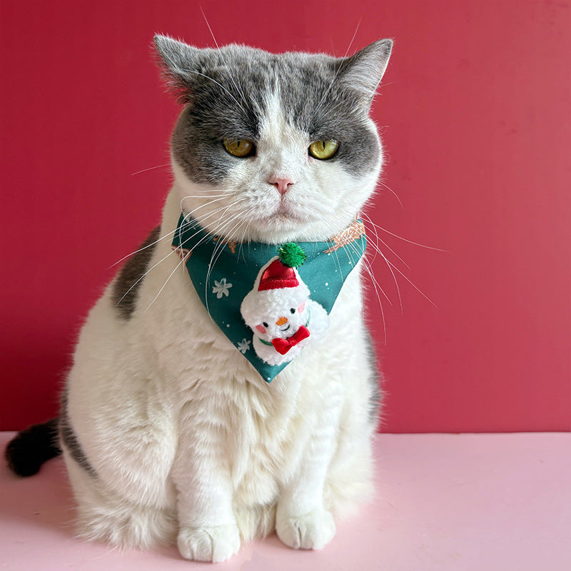Santa / reindeer bandana collar