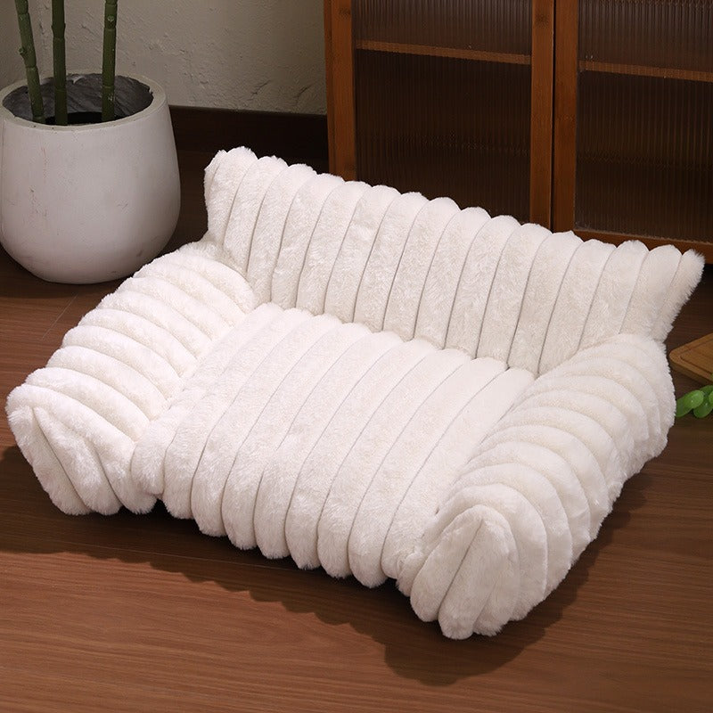 PawLab fluffy sofa pet bed