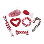 Christmas cotton rope toy assortment
