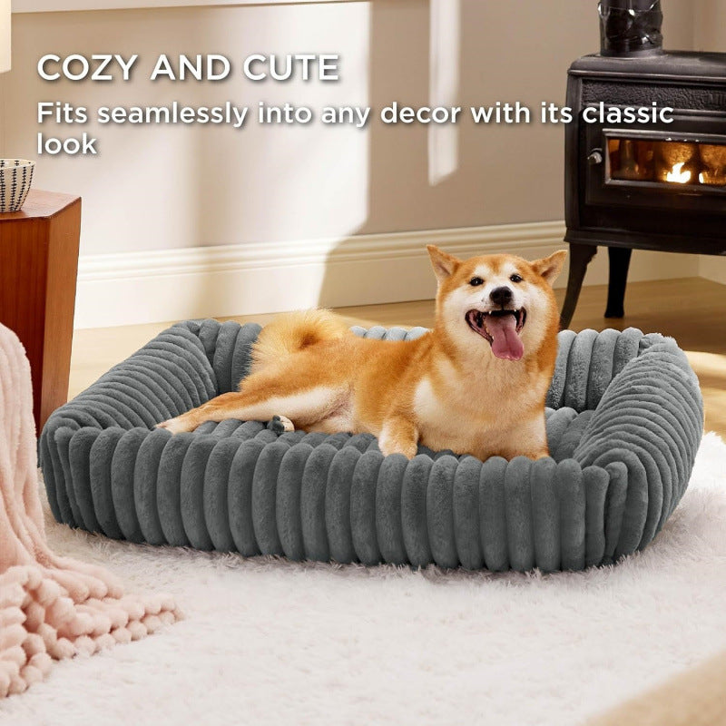 PawLab thick cushion pet bed