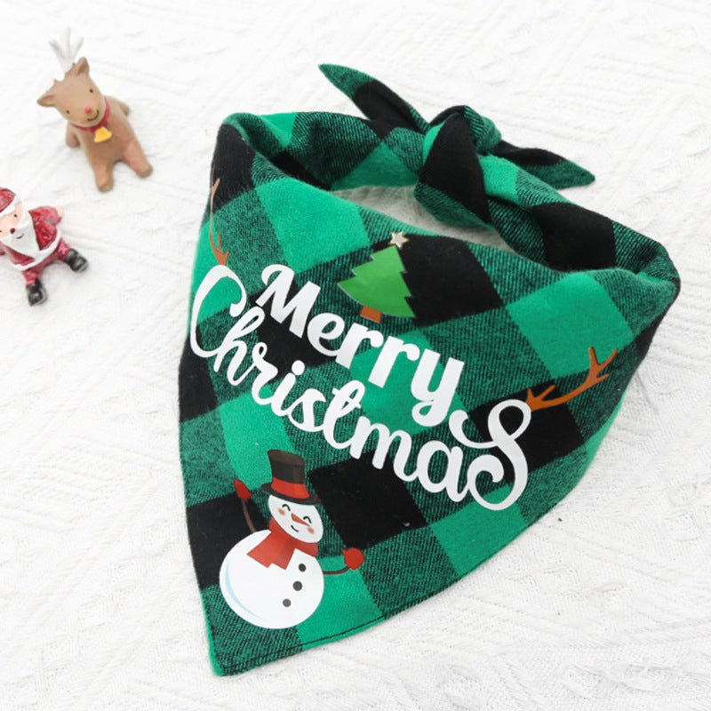Double-layer Christmas bandana