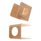 Solid wood tea table with pet nest