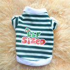 Christmas striped fleece pet sweater