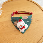 Santa / reindeer bandana collar