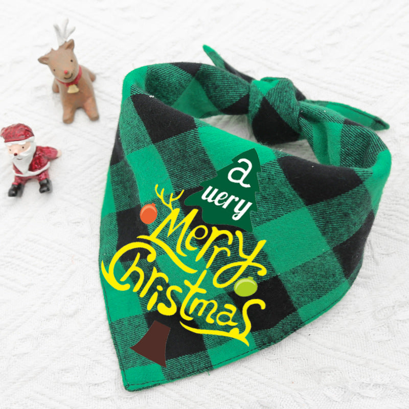 Double-layer Christmas bandana