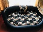 Solid wood washable dog bed