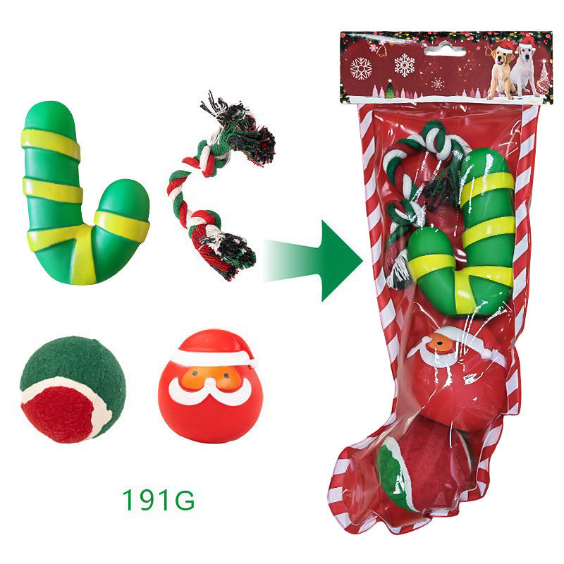 Christmas pet toy gift box set