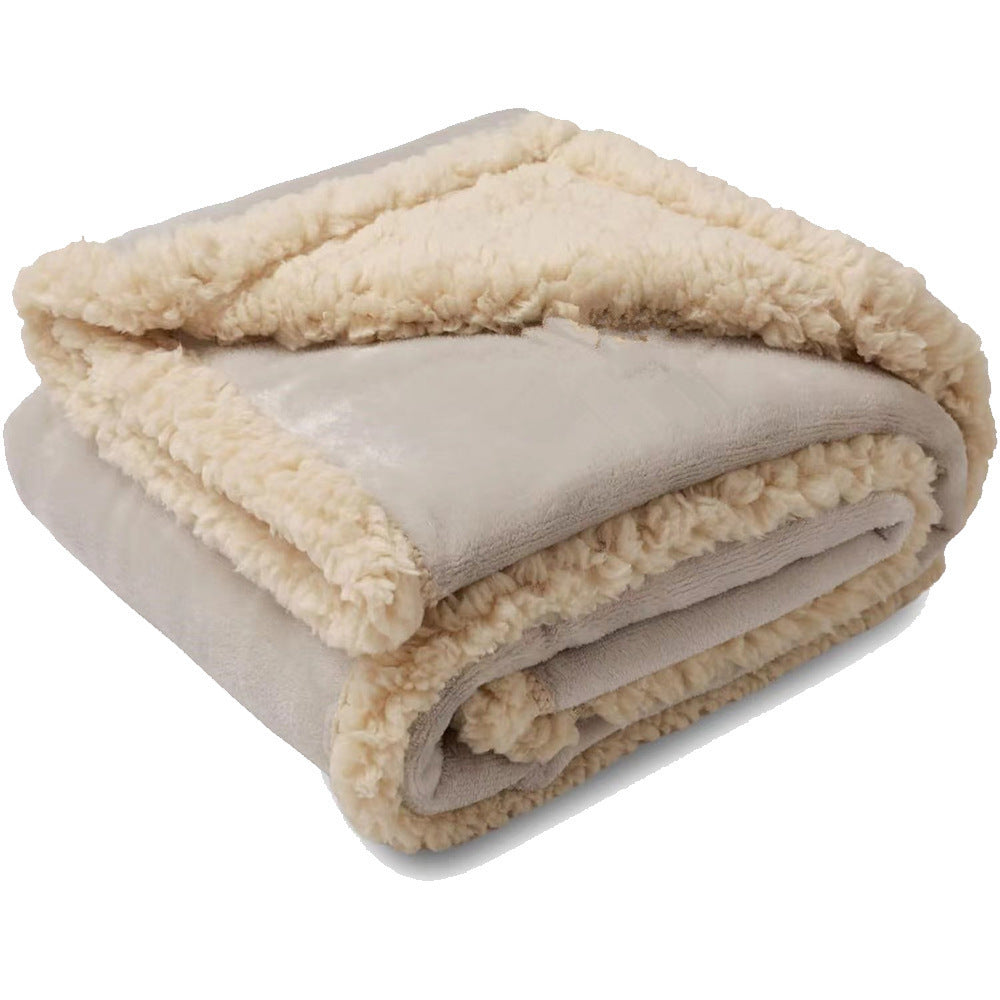 Waterproof flannel pet blanket