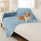 Double-layer lamb fleece waterproof pet throw