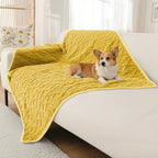 Double-layer lamb fleece waterproof pet throw