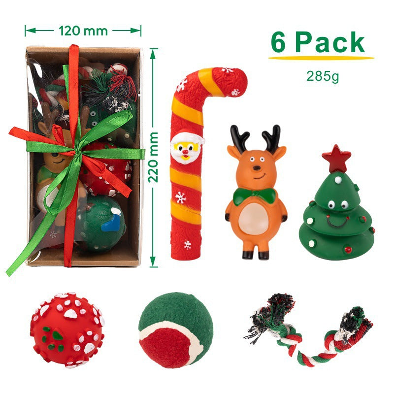 Christmas pet toy gift box set