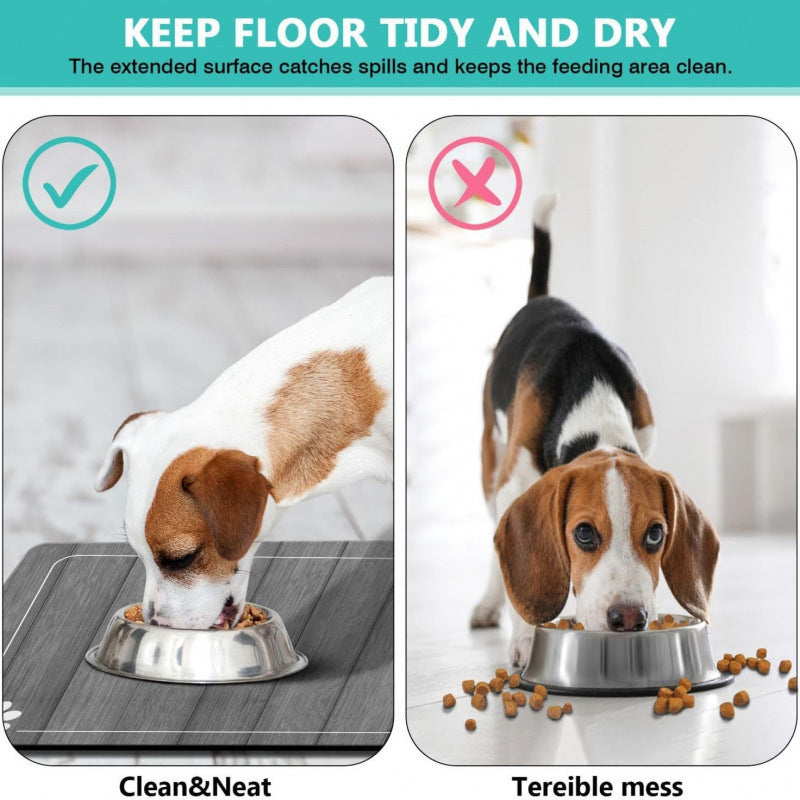 Diatomite Absorbent Pet Feeding Mat 3