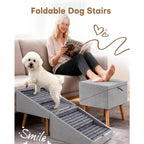 Wood stool pet ramp — convertible 2-in-1