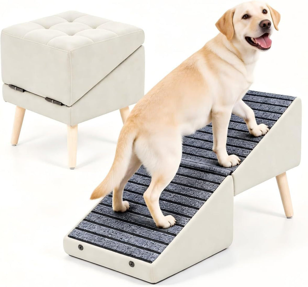 Storage Condo Pet Stairs — Beige