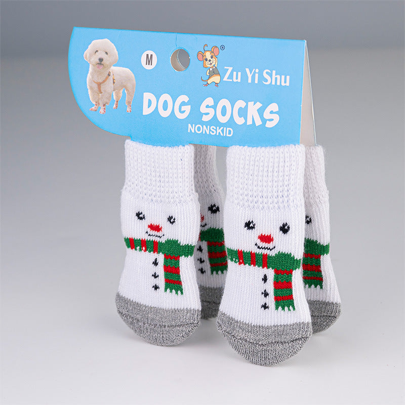 Snowman Green Scarf colourway