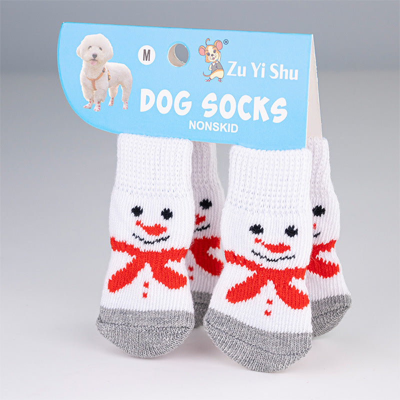 Snowman Red Scarf colourway