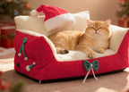 Christmas Plush Sofa Pet Bed — warm home featured