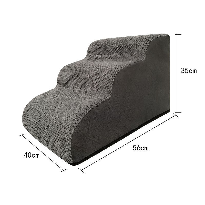 Removable-Cover Foam Pet Stairs 2