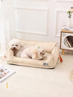 Waterproof pet bed in a room